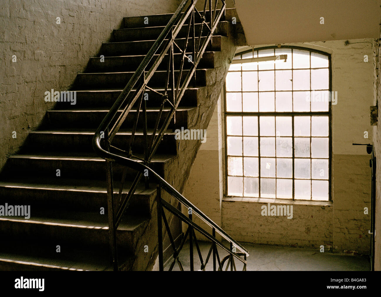 Ein Treppenhaus Stockfoto