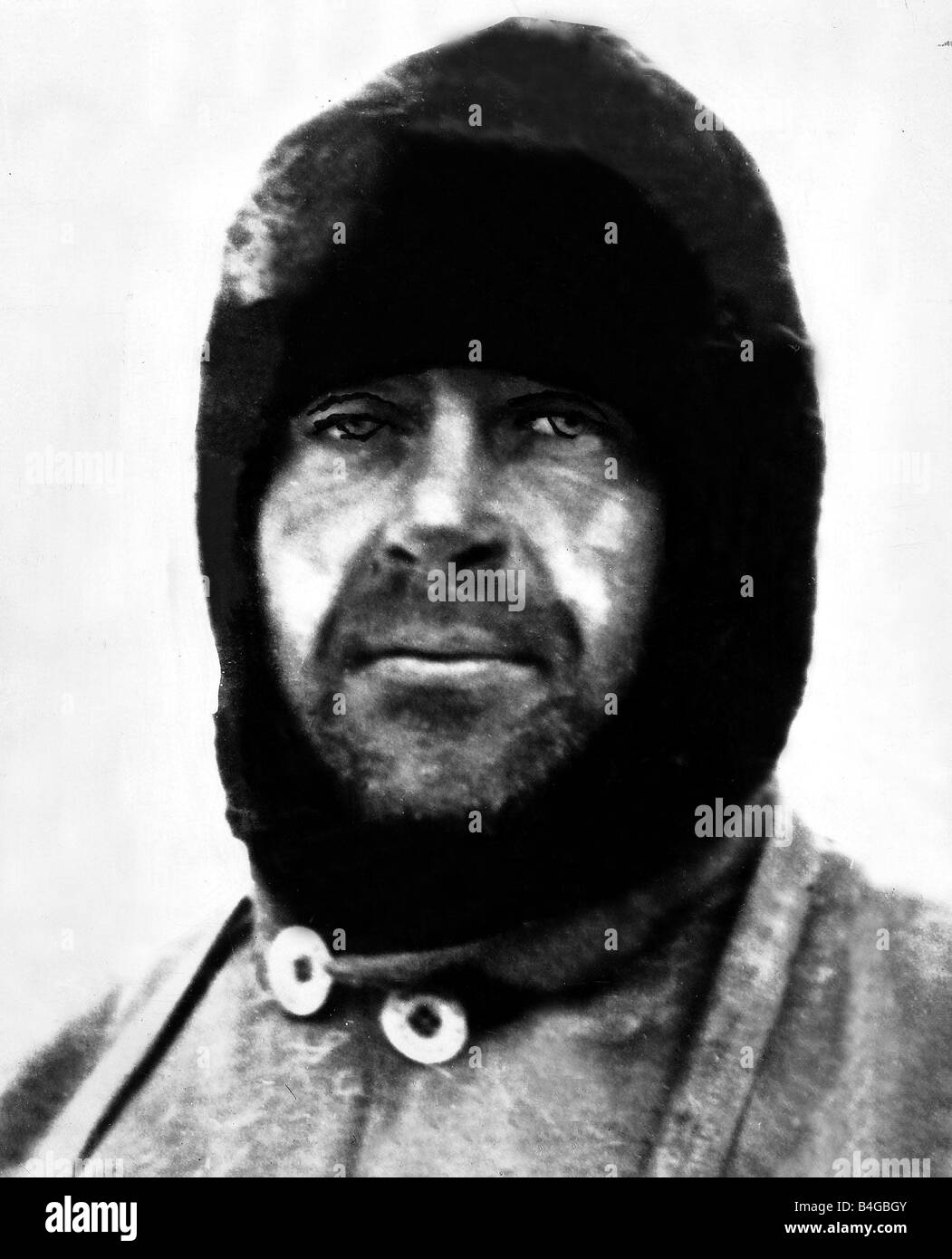 Kapitän Robert Scott Explorer sehen Sie hier in der Antarktis Circa 1911 Stockfoto