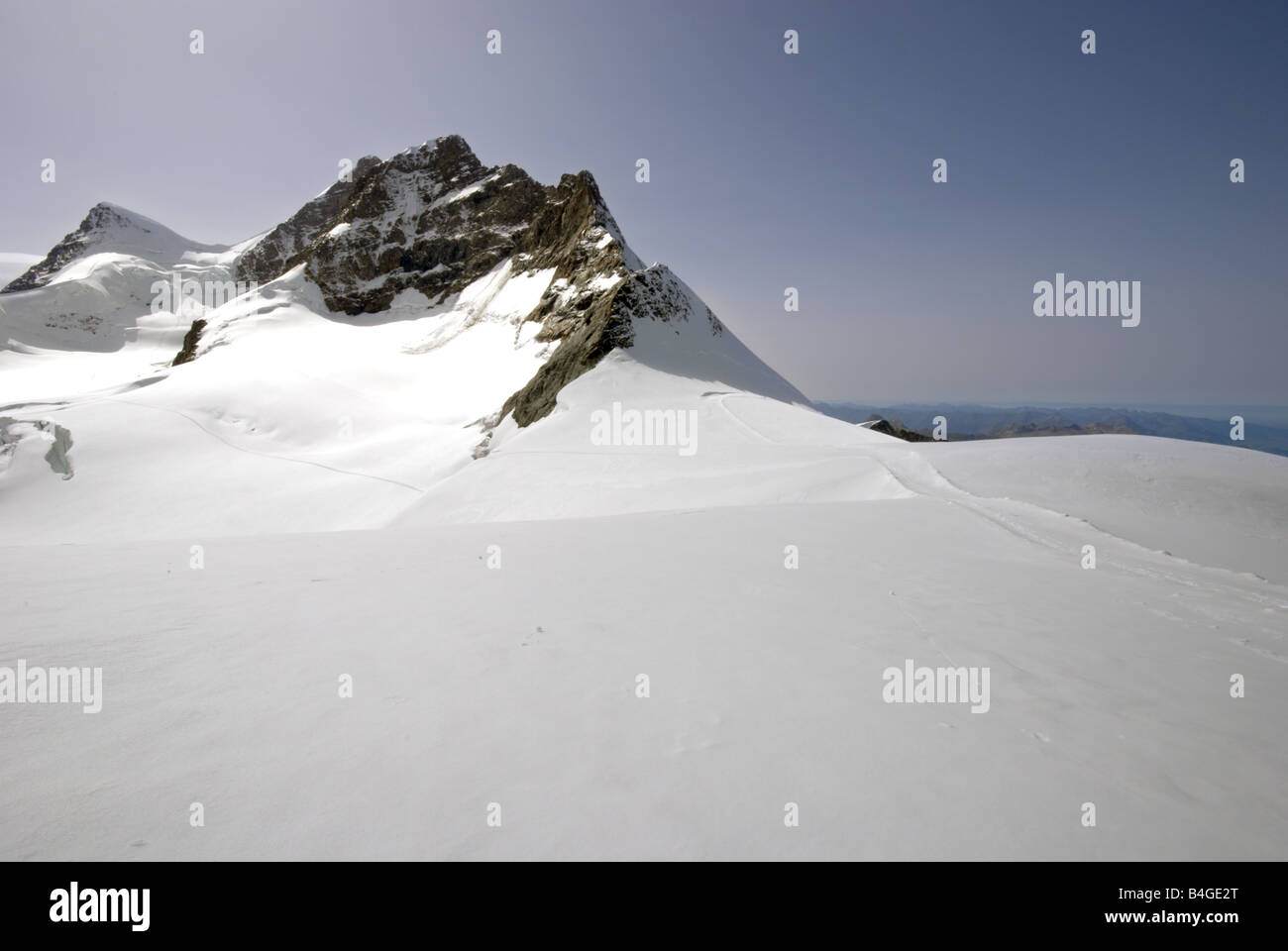 Die Jungfrau in den Schweizer Alpen Berner Oberland Stockfoto