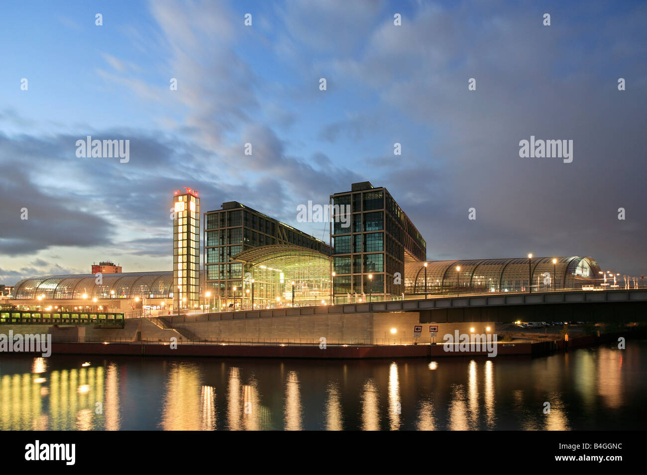 Der Hauptbahnhof in Berlin, Deutschland Stockfoto