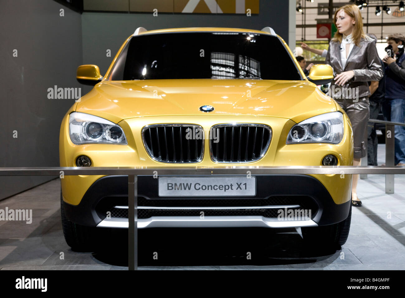 BMW X 1 Concept. Auf der Motor Show 2008. Der Mondial de l ' Automobile. Stockfoto