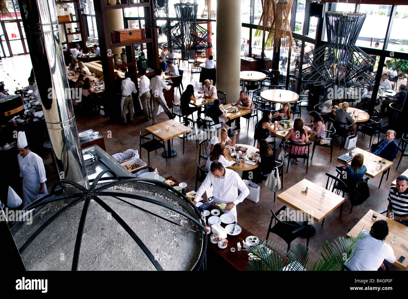 Panino Guisto einer berühmten italienischen Café Istanbul Istinye Park Einkaufszentrum ist eine einzigartige urbanen Lifestyle-Umgebung Stockfoto