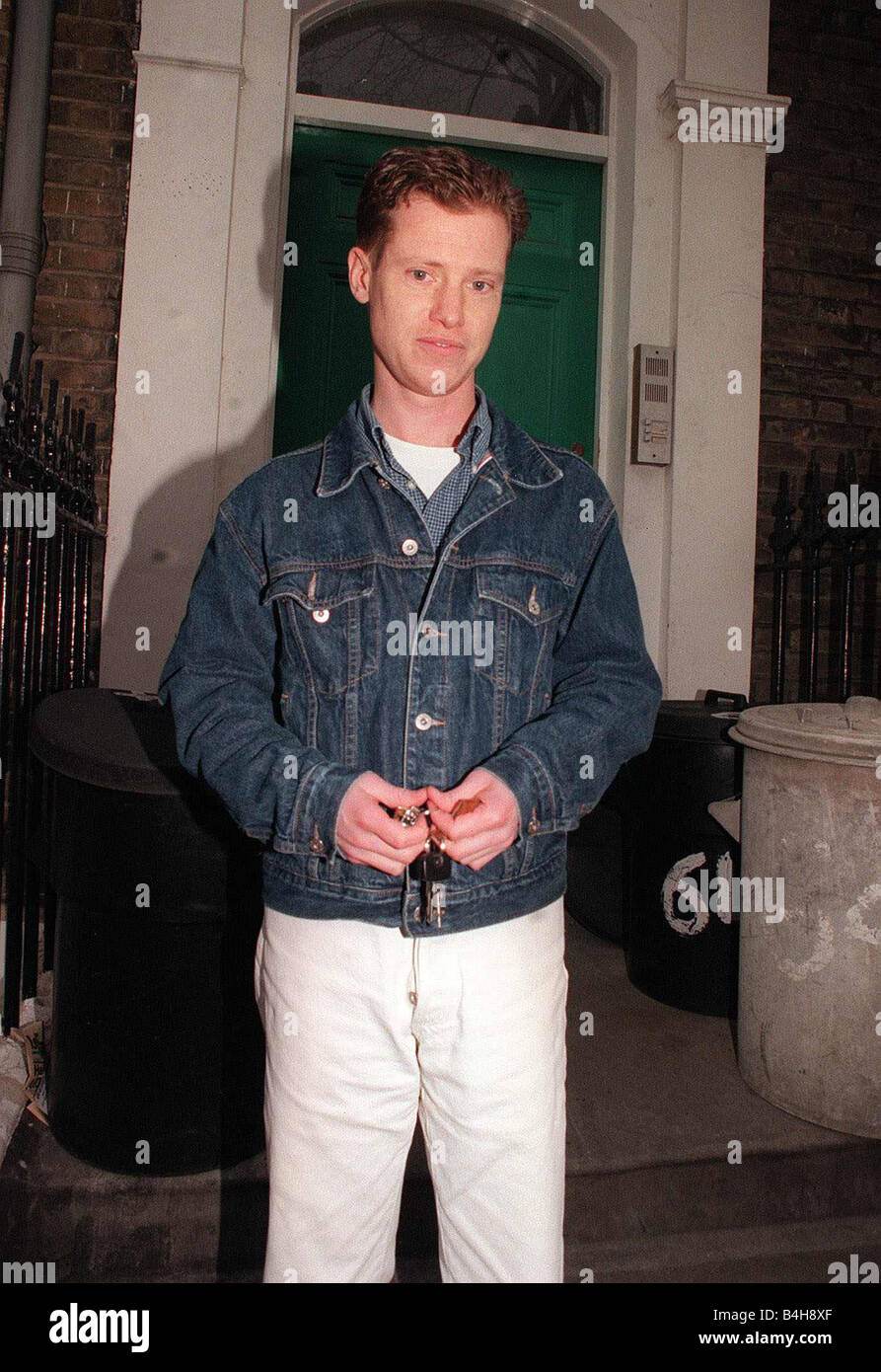 Stephen Tredre Schauspieler Schriftsteller März 1996 Ex-Freund der Schauspielerin Kate Winslet Stockfoto