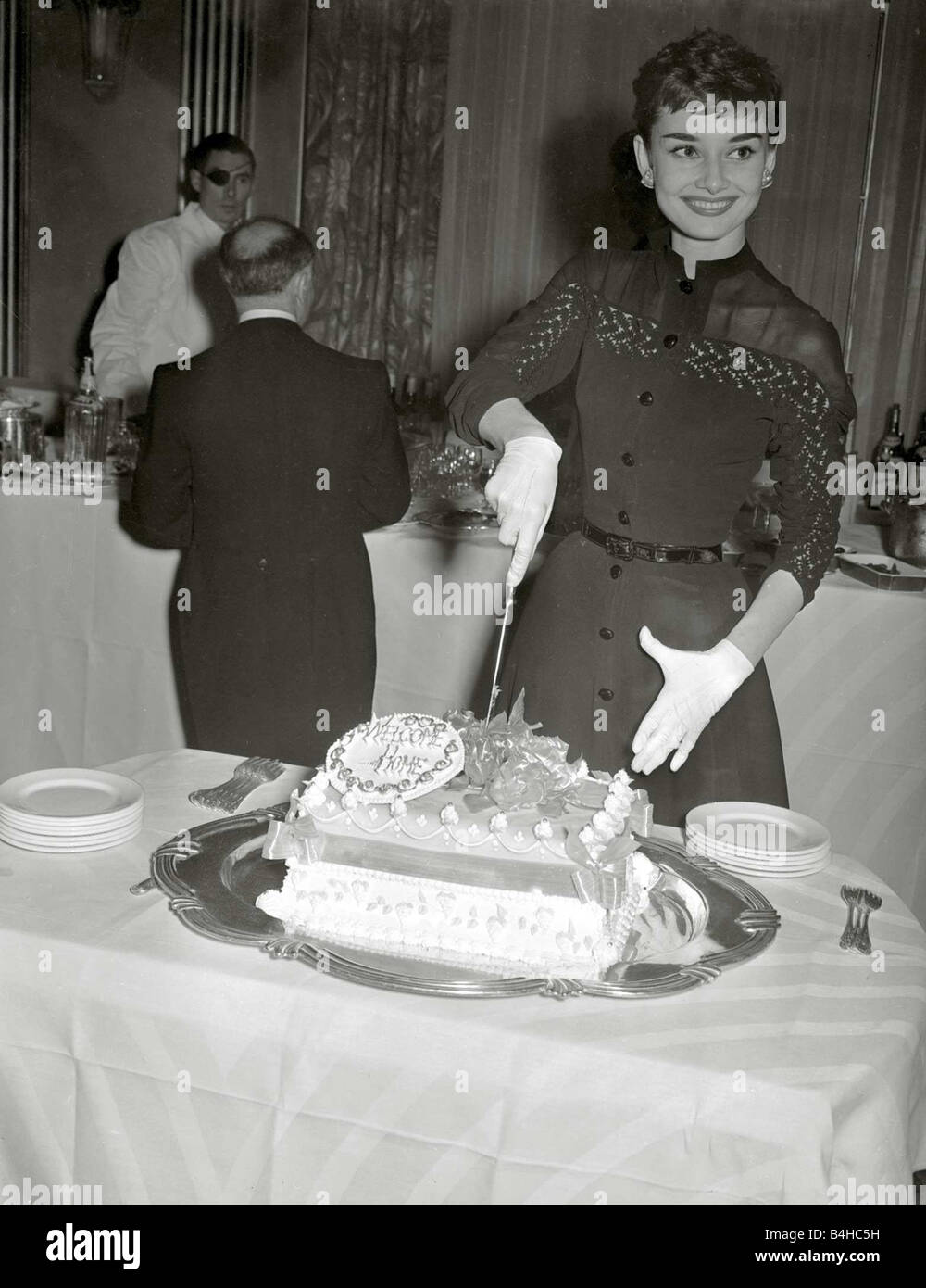 Audrey Hepburn Kann 1953 Film Schauspielerin Einschnitte In Ihre
