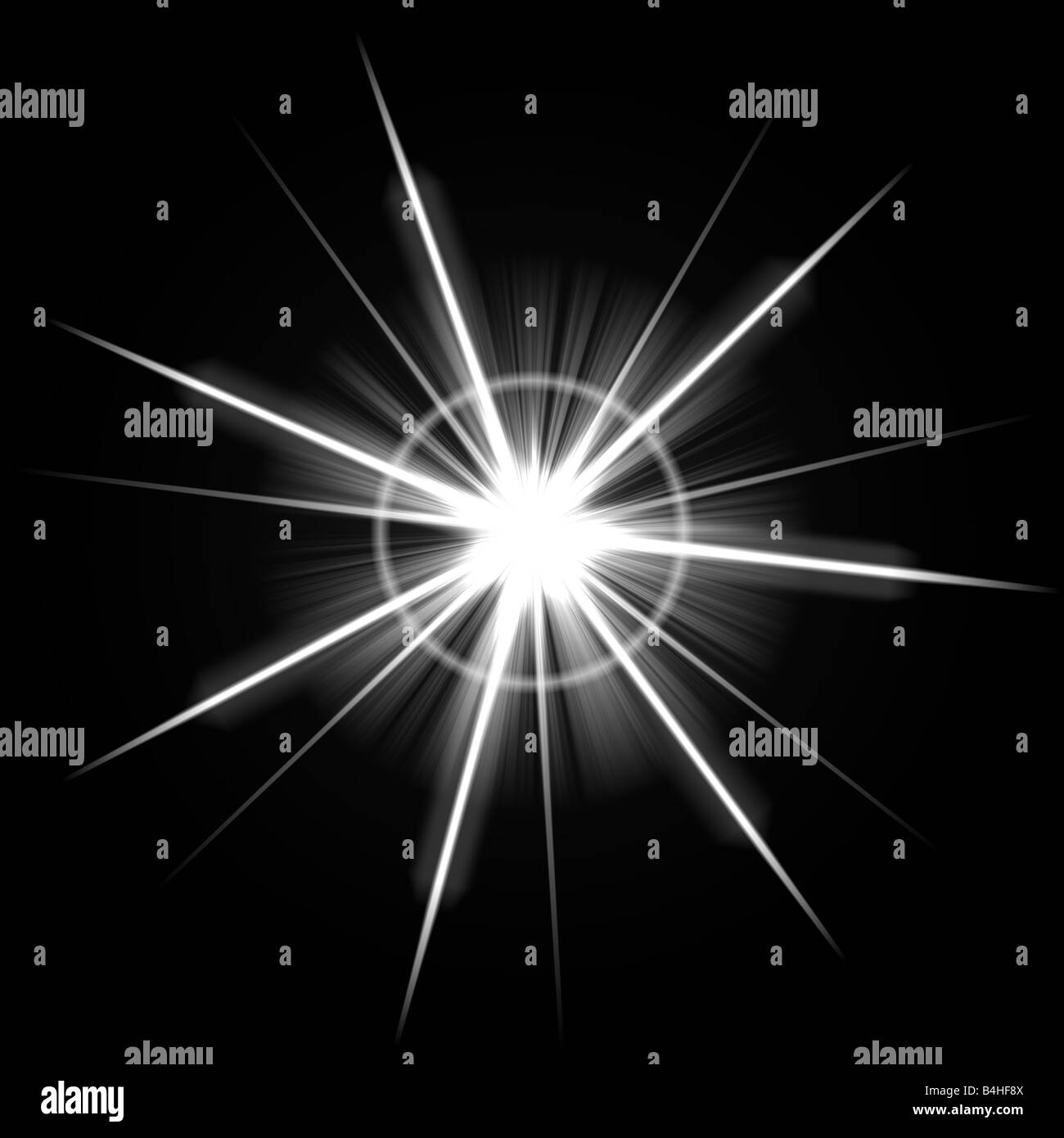 Eine abstrakte Blendenfleck sehr hell platzen funktioniert gut als Hintergrund Stockfoto