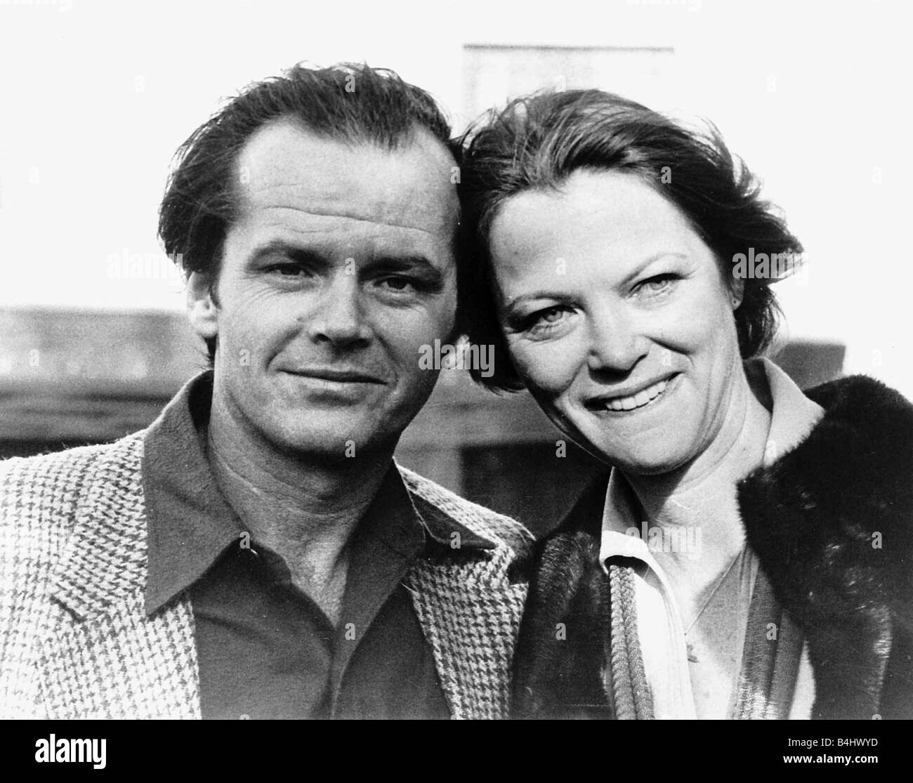 Jack Nicholson US amerikanischer Schauspieler Und Louise Fletcher 1976