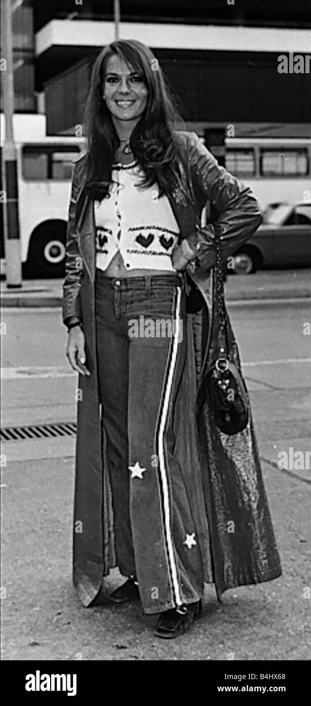 Natalie Wood USamerikanische Schauspielerin 1972 Stockfotografie Alamy