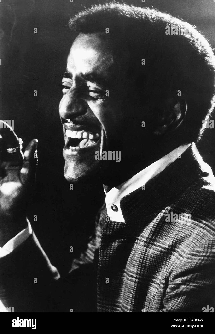 Sammy Davis Jr. amerikanischen Sänger Schauspieler auf der Bühne 1971 Stockfoto