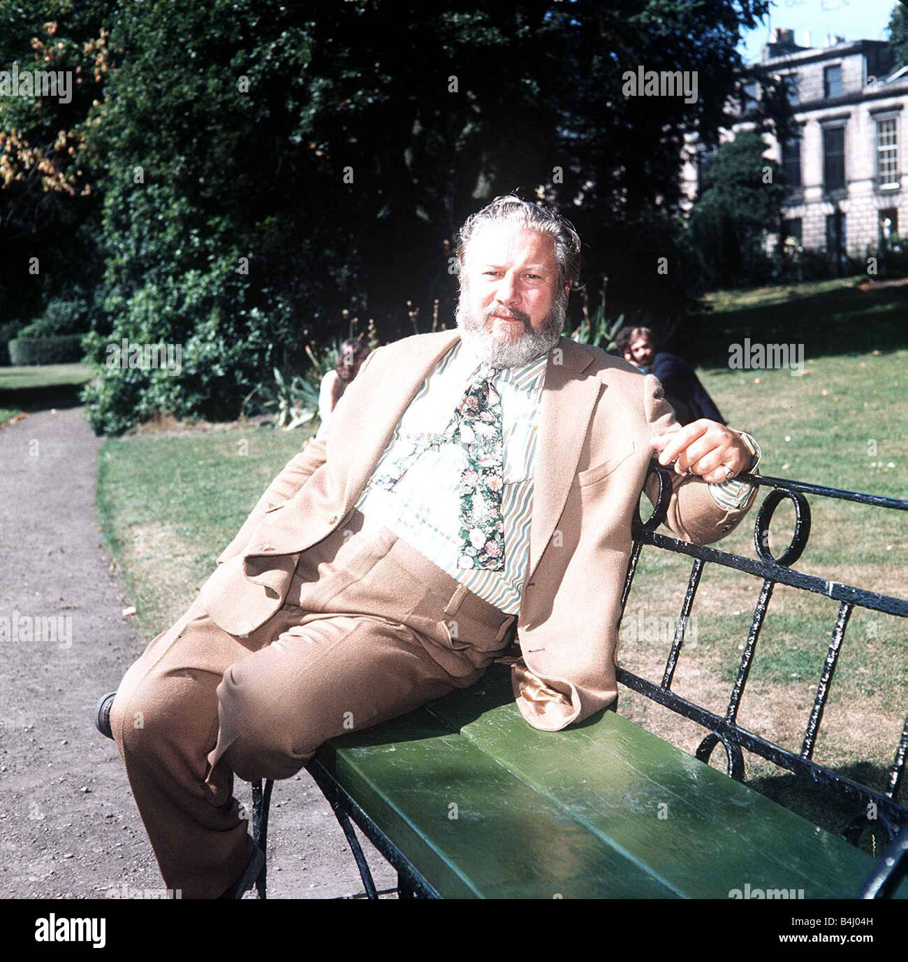 Schauspieler und Erzähler Peter Ustinov in Edinburgh Oktober 1972 Dbase MSI Stockfoto