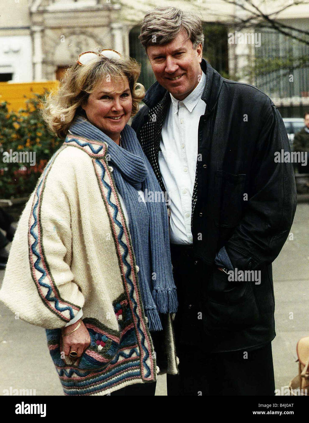 Robin Ellis Schauspieler mit der Schauspielerin Wanda Ventham Stockfoto