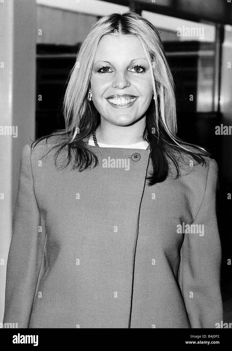 Sally Thomsett Schauspielerin Sterne Mann über The House April 1981 Stockfoto