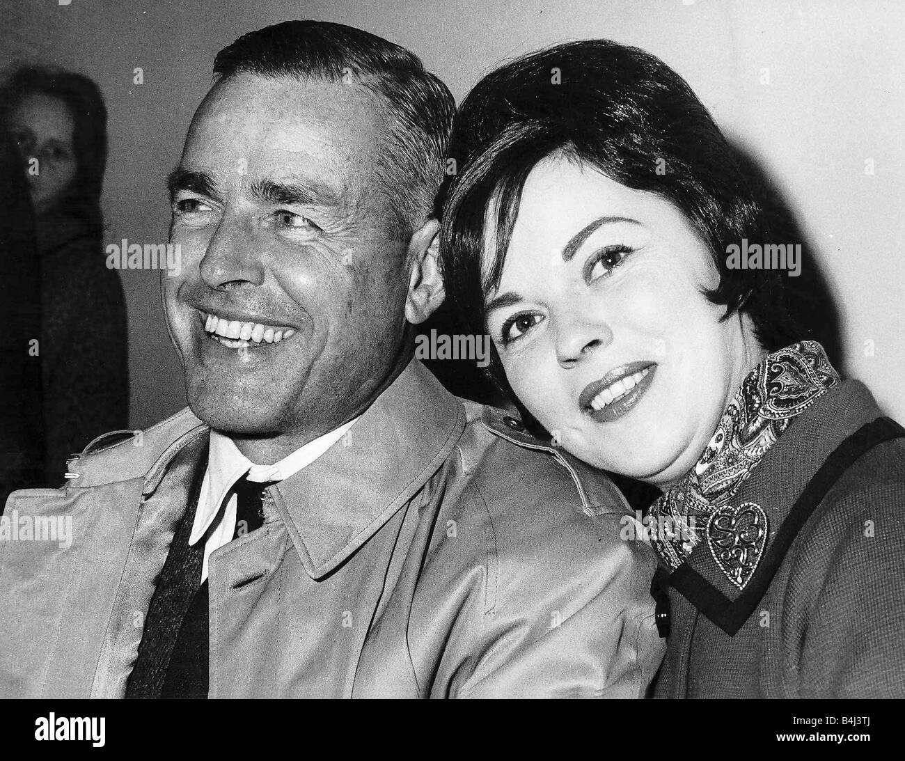 Shirley Temple Jungdarstellerin mit Ehemann Charles Black Dbase MSI Stockfoto