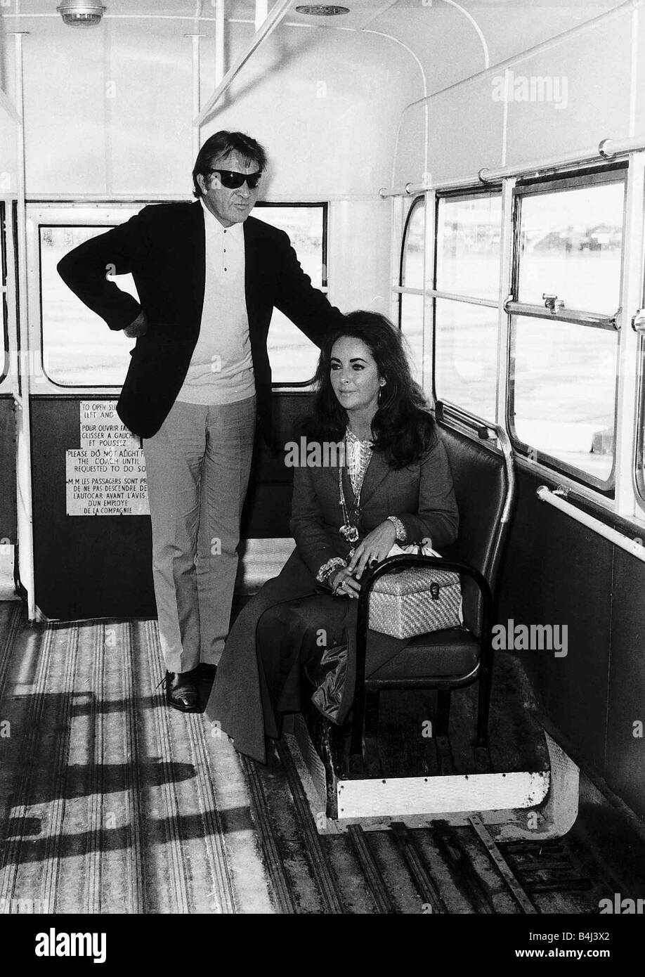 Schauspieler Richard Burton und Elizabeth Taylor Dbase MSI Stockfoto