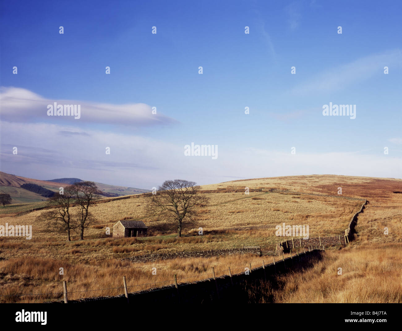Scheune im Peak District National Park UK Stockfoto