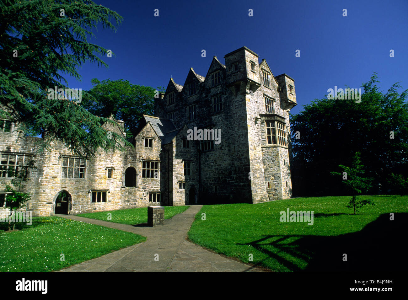 Irland, County Donegal, Stadt Donegal, Burg Stockfoto