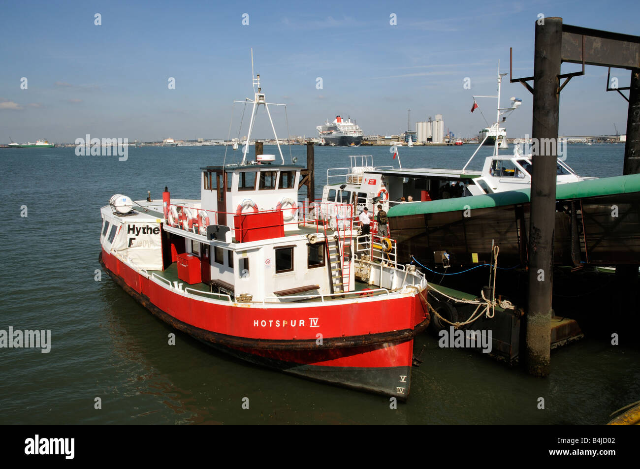 Hythe Fähre Terminus auf Hythe Pier am Southampton Wasser England UK Stockfoto