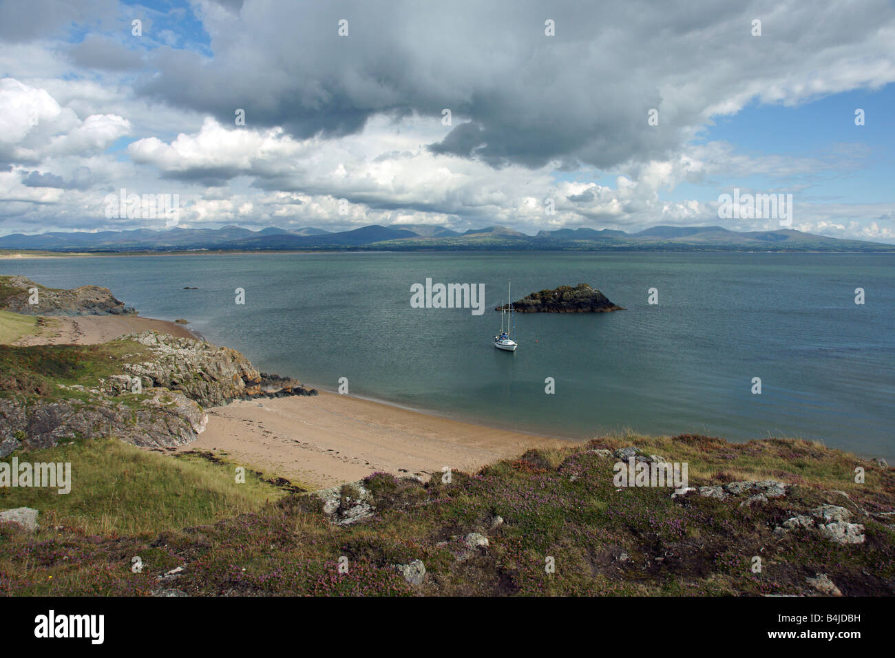 Llanddwyn Island in Anglesey Stockfoto