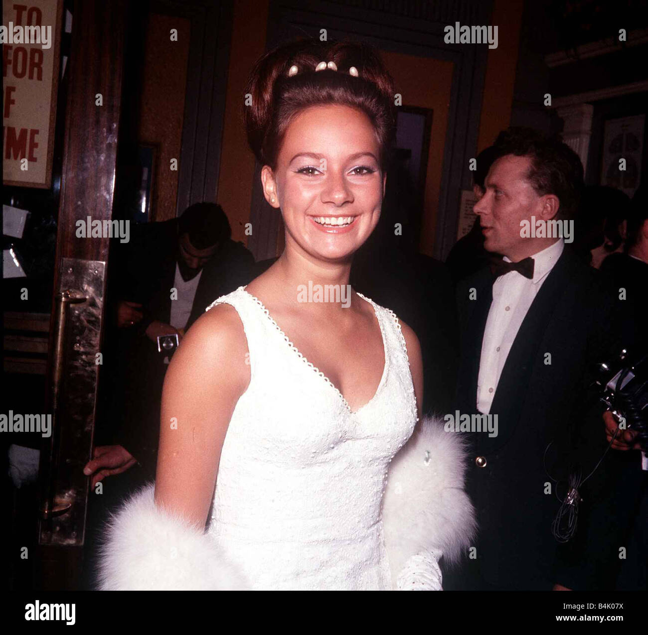 Francesca Annis britische Schauspielerin in Film-Premiere von Samstag Night Out Stockfoto