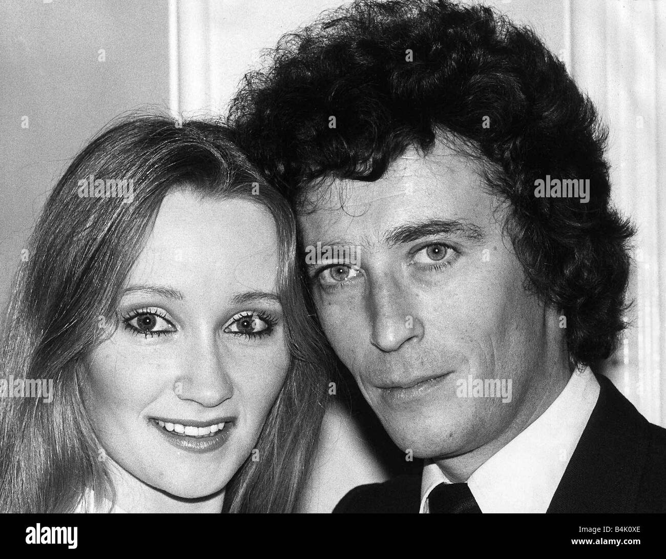 Robert Powell Schauspieler Star von Jesus Christ Superstar mit seiner Hauptdarstellerin Stockfoto