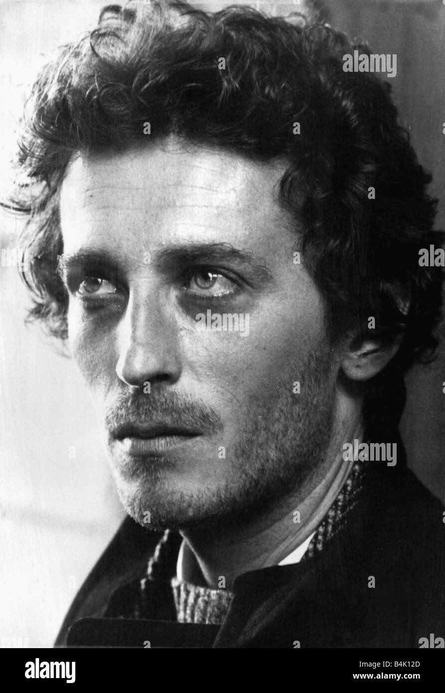 Robert Powell Schauspieler April 1977 Stockfoto