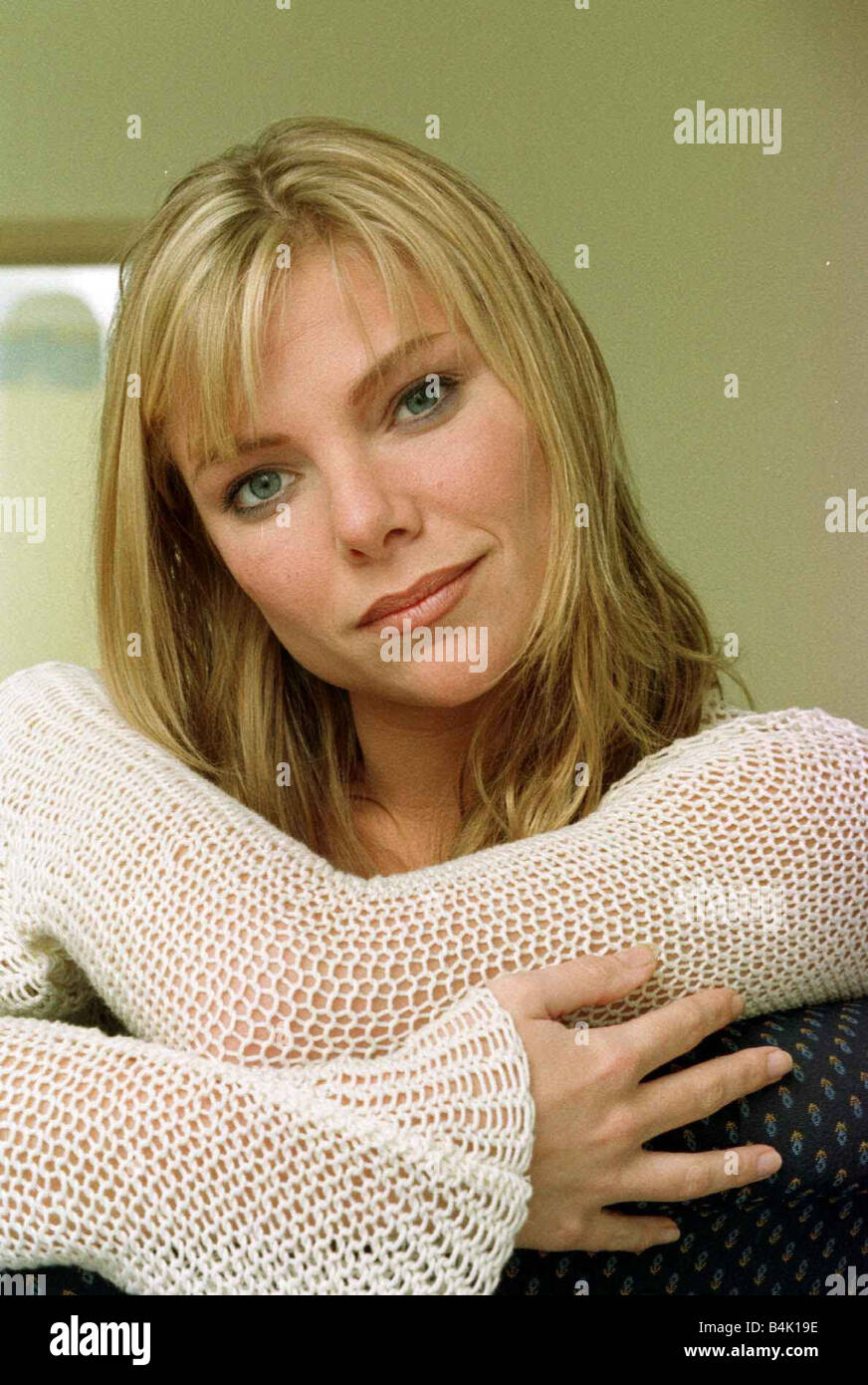 Samantha Janus Schauspielerin März 1999 für Nina Myskow Feature Stockfoto