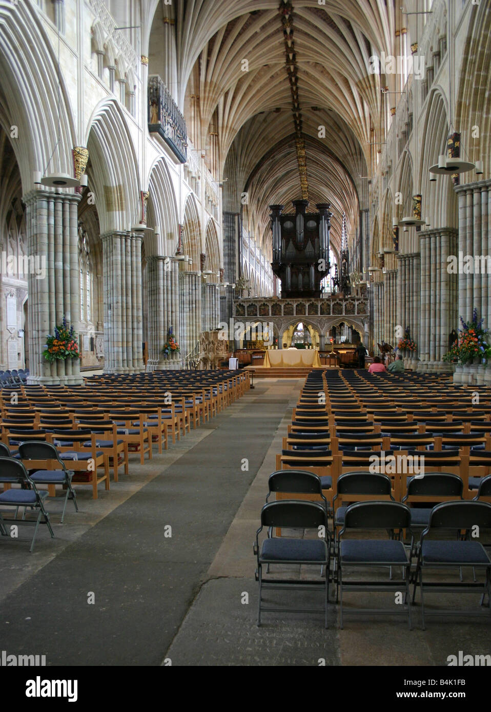 Kathedrale von Exeter, Sakristei Stockfoto