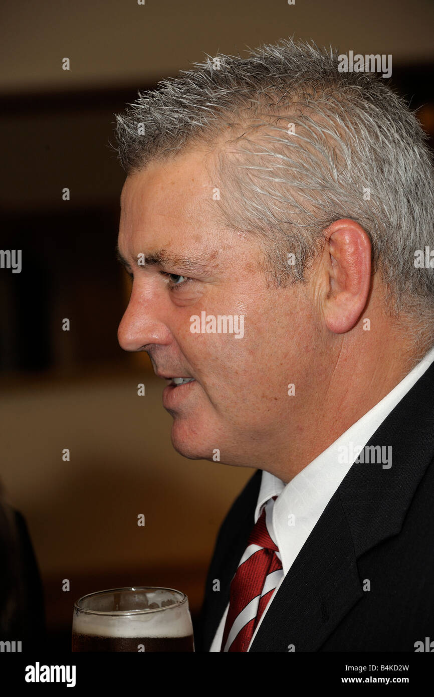 Warren Gatland, Head Coach des Wales Rugby-Teams Stockfoto