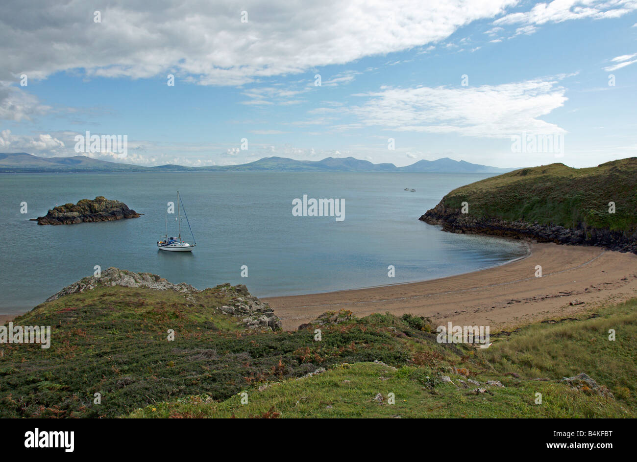 Llanddwyn Island in Anglesey Stockfoto