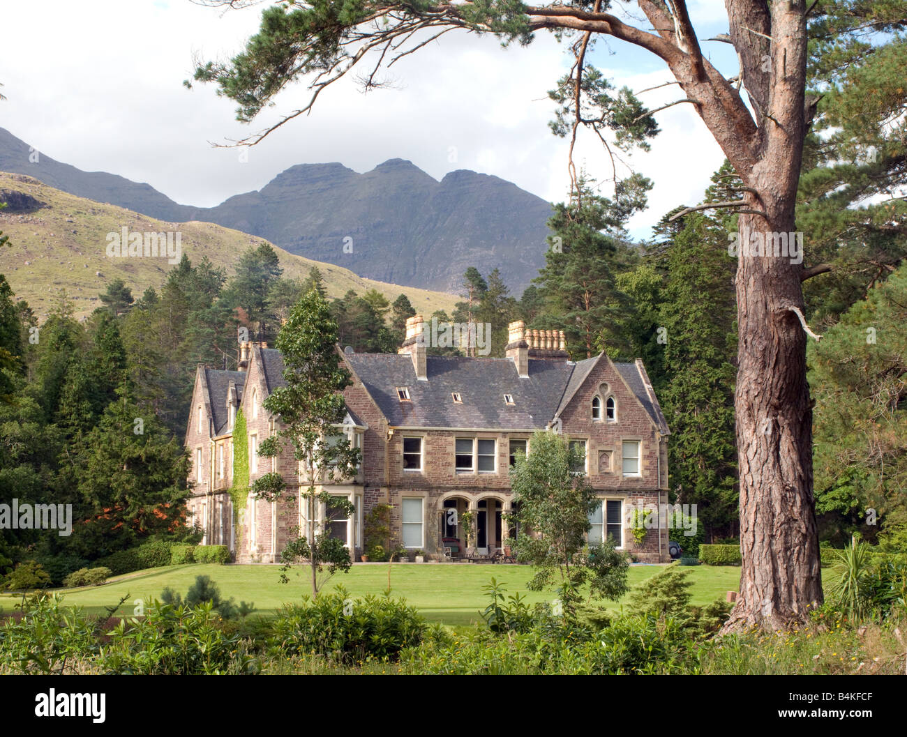 Torrindon Haus Highlands Schottland Stockfoto Bild 20098191