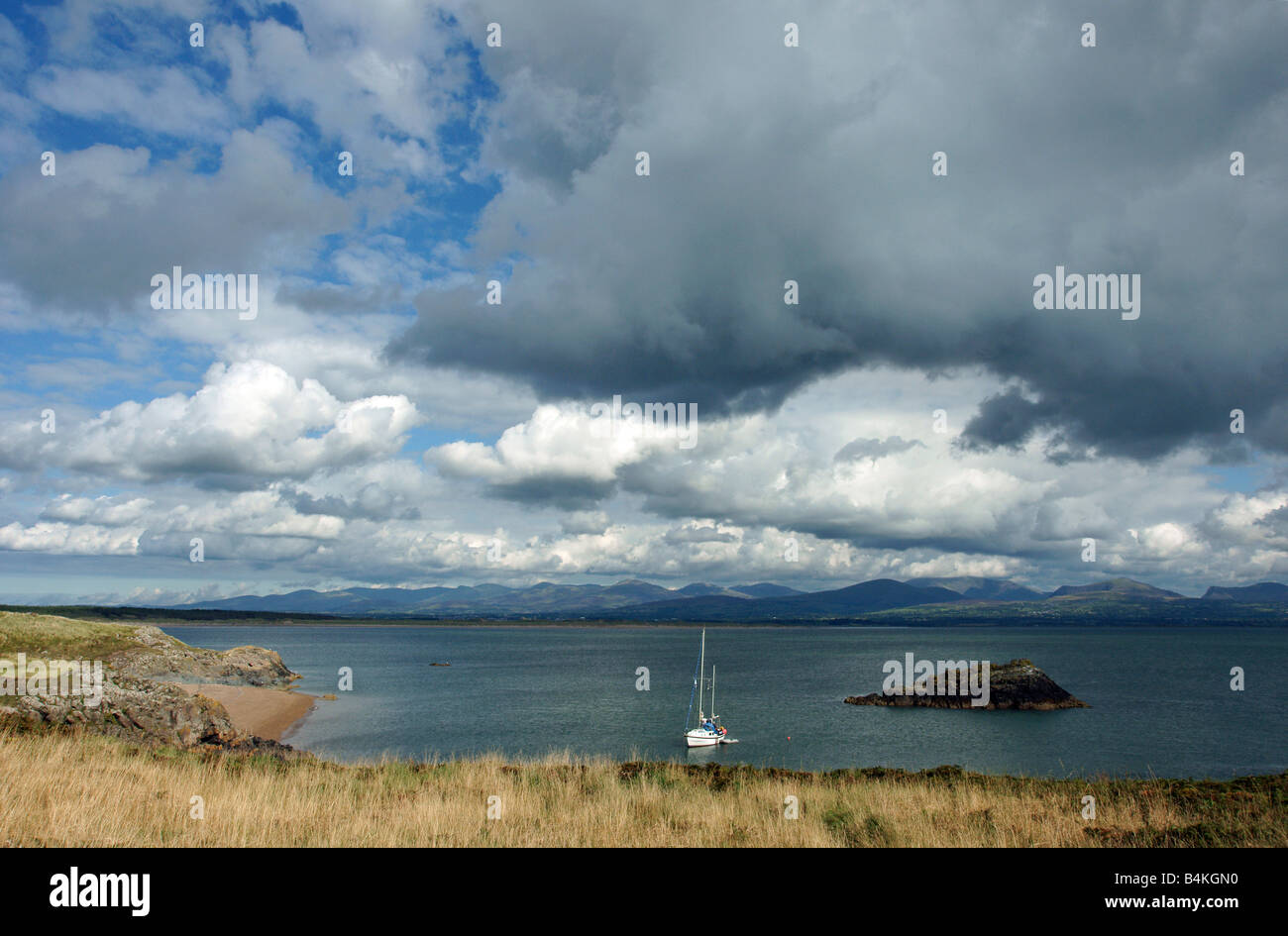 Llanddwyn Island in Anglesey Stockfoto