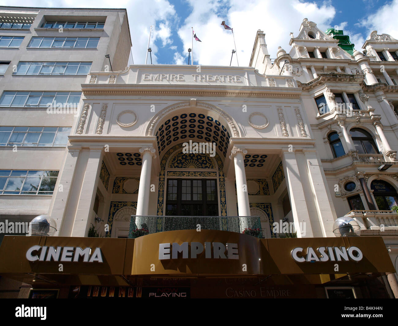Empire-Kino und Casino Leicester Square London England Stockfoto