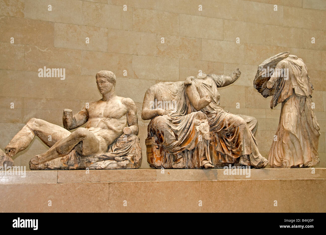 Elgin Marbles, Parthenon Marbles, Skulpturen des Parthenon, ,Bildhauer Phidias, Akropolis von Athen, 5. Jahrhundert v. Chr., Athene Griechenland, British Museum, Stockfoto