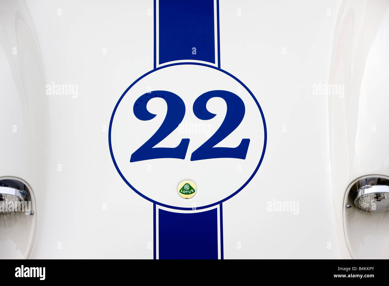 Classic racing Auto Detail beim Goodwood revival Stockfoto