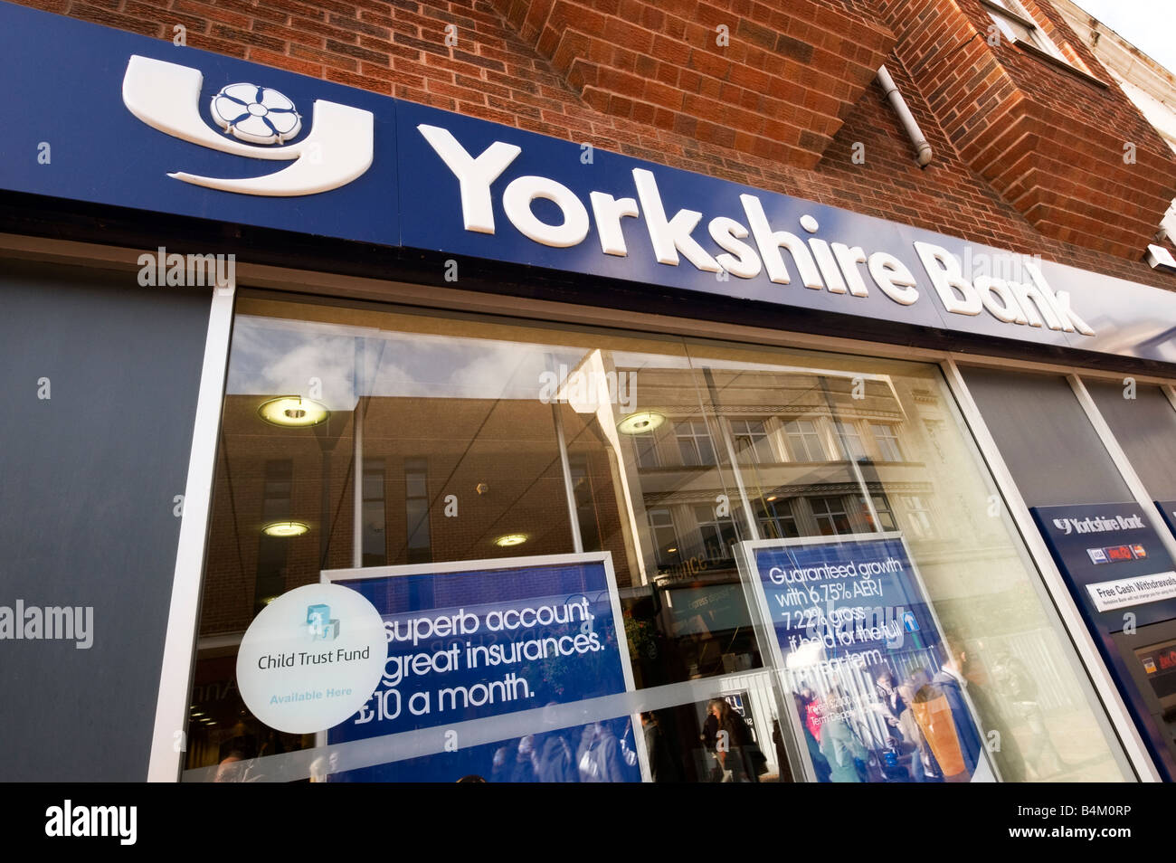 Yorkshire Bank. NUR ZU REDAKTIONELLEN ZWECKEN Stockfoto