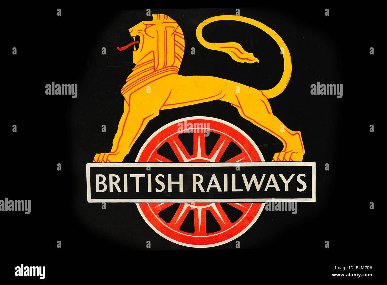 Original British Railways-logo Stockfoto