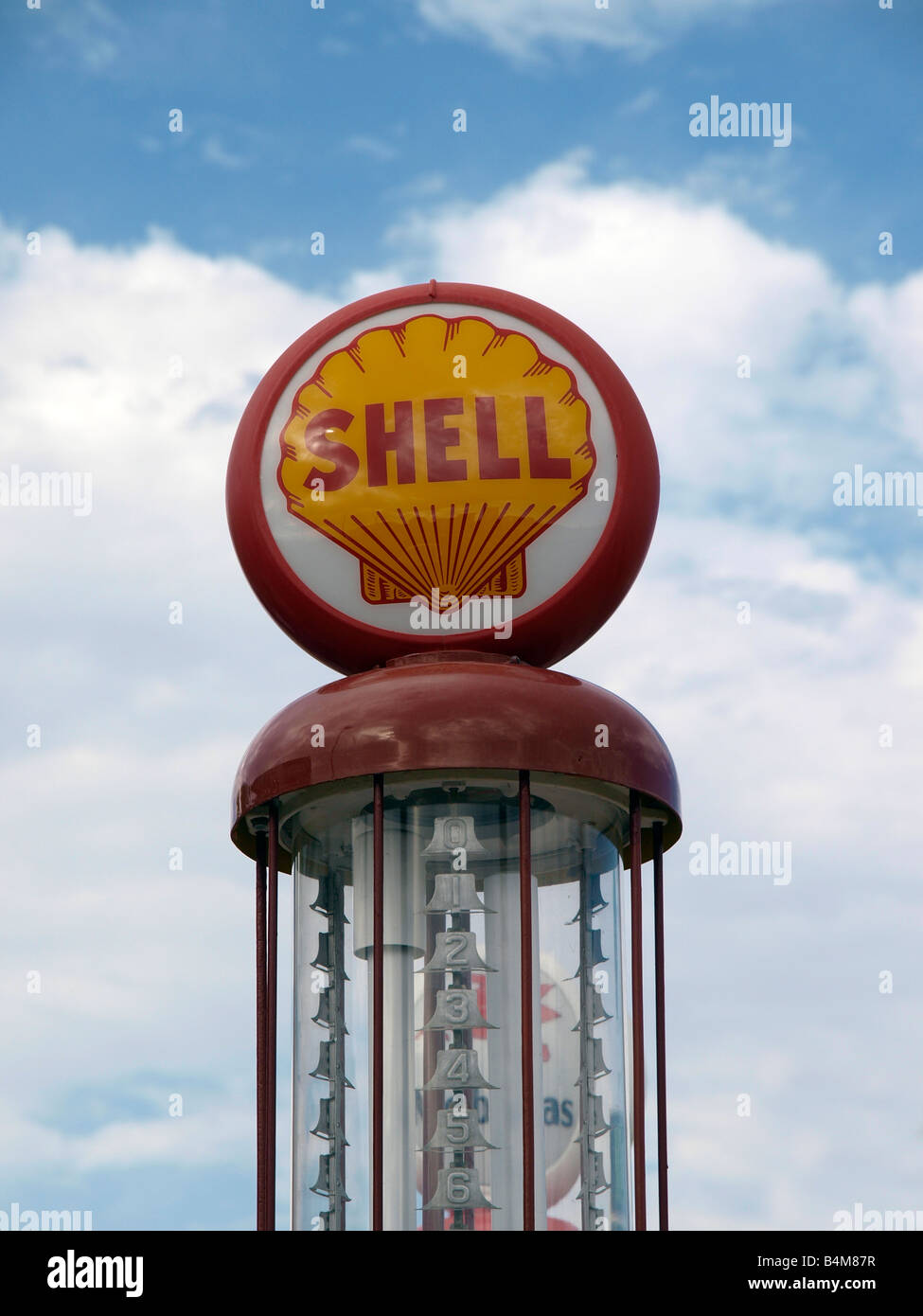 Alten Zapfsäule an der Route 66 Tankstelle Museum Williams Arizona Stockfoto