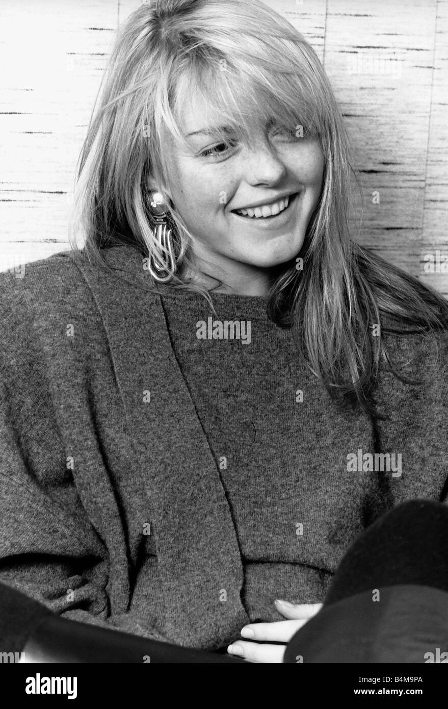 Patsy Kensit britische Sängerin Schauspielerin 1988 mirrorpix Stockfoto