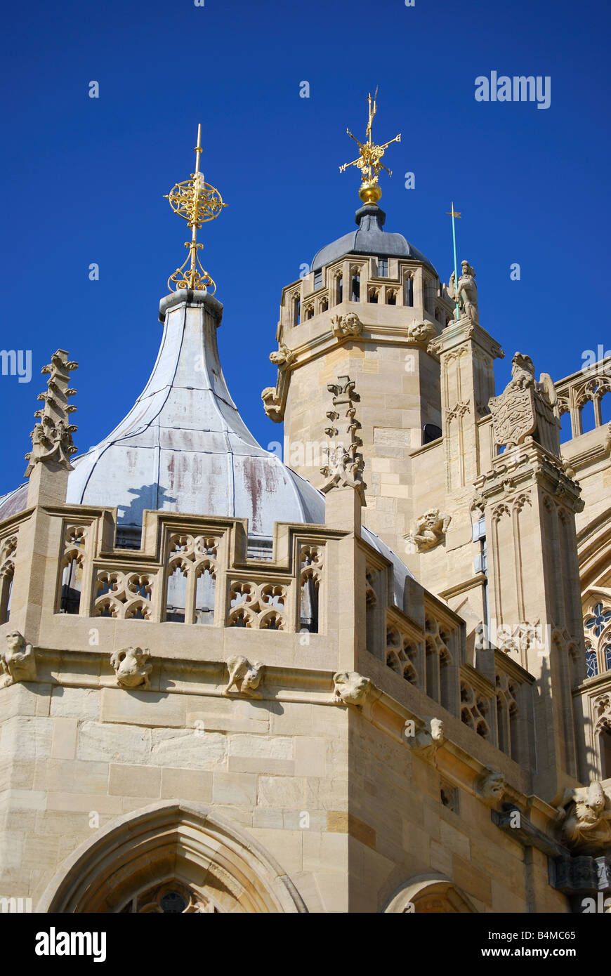 St. Georg-Kapelle, niedrigere Ward, Schloss Windsor, Windsor, Berkshire, England, Vereinigtes Königreich Stockfoto