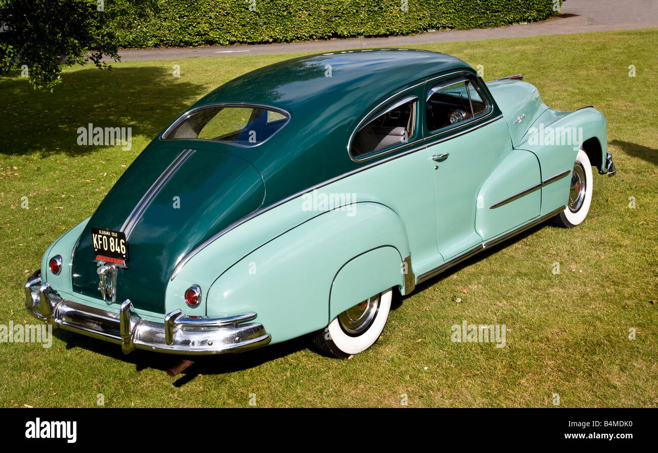 1948 Pontiac Streamliner Deluxe im Cartier-Stil et Luxe anzeigen beim Goodwood Festival of Speed, Sussex, UK. Stockfoto