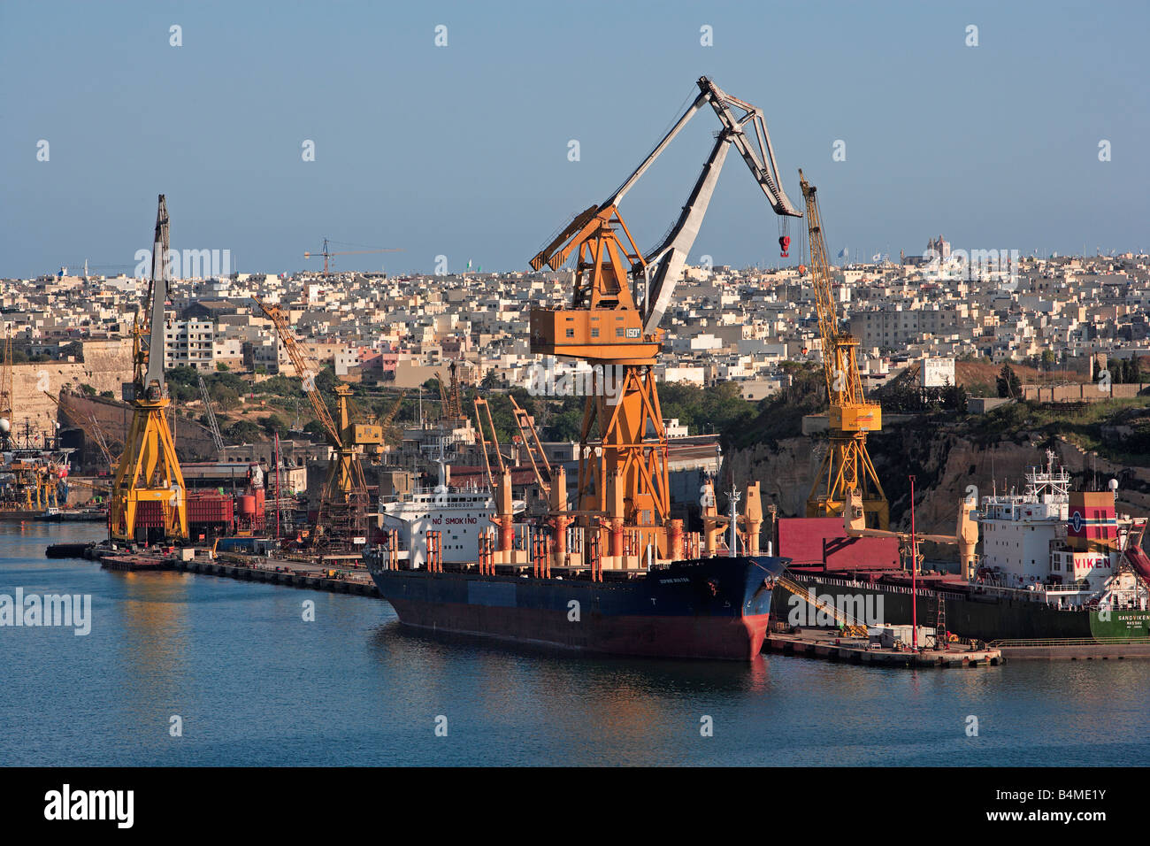Malta-Werften Stockfoto