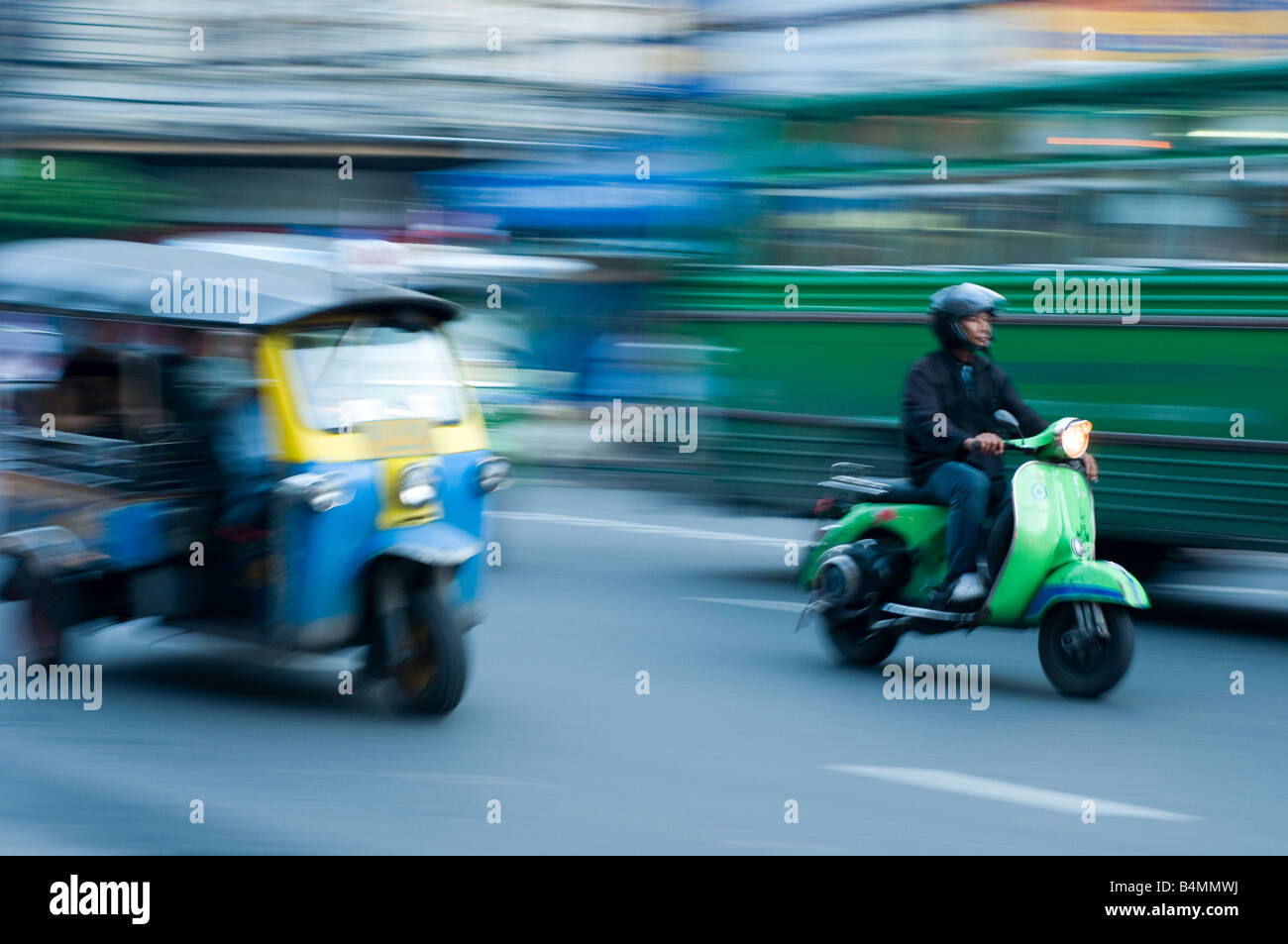 Bangkok-Verkehr Stockfoto