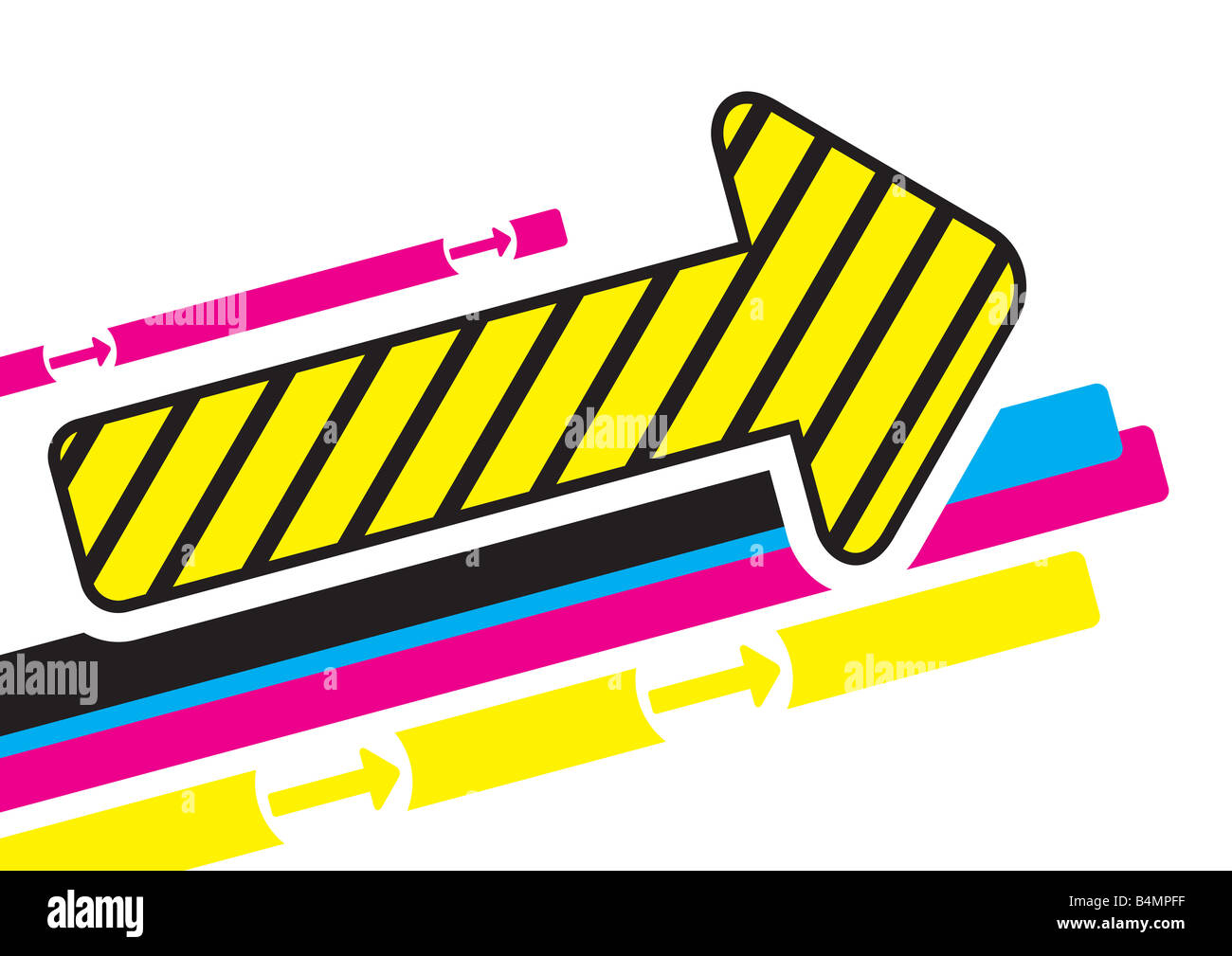 Pfeil design Stockfoto