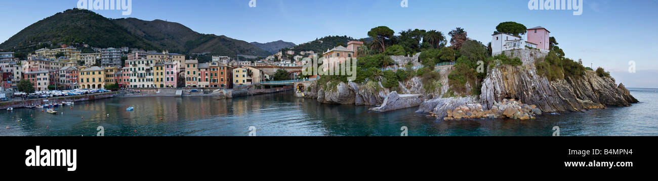 Nervi Hafen (Porticciolo di Nervi), Genua (Ligurien), Italien Stockfoto