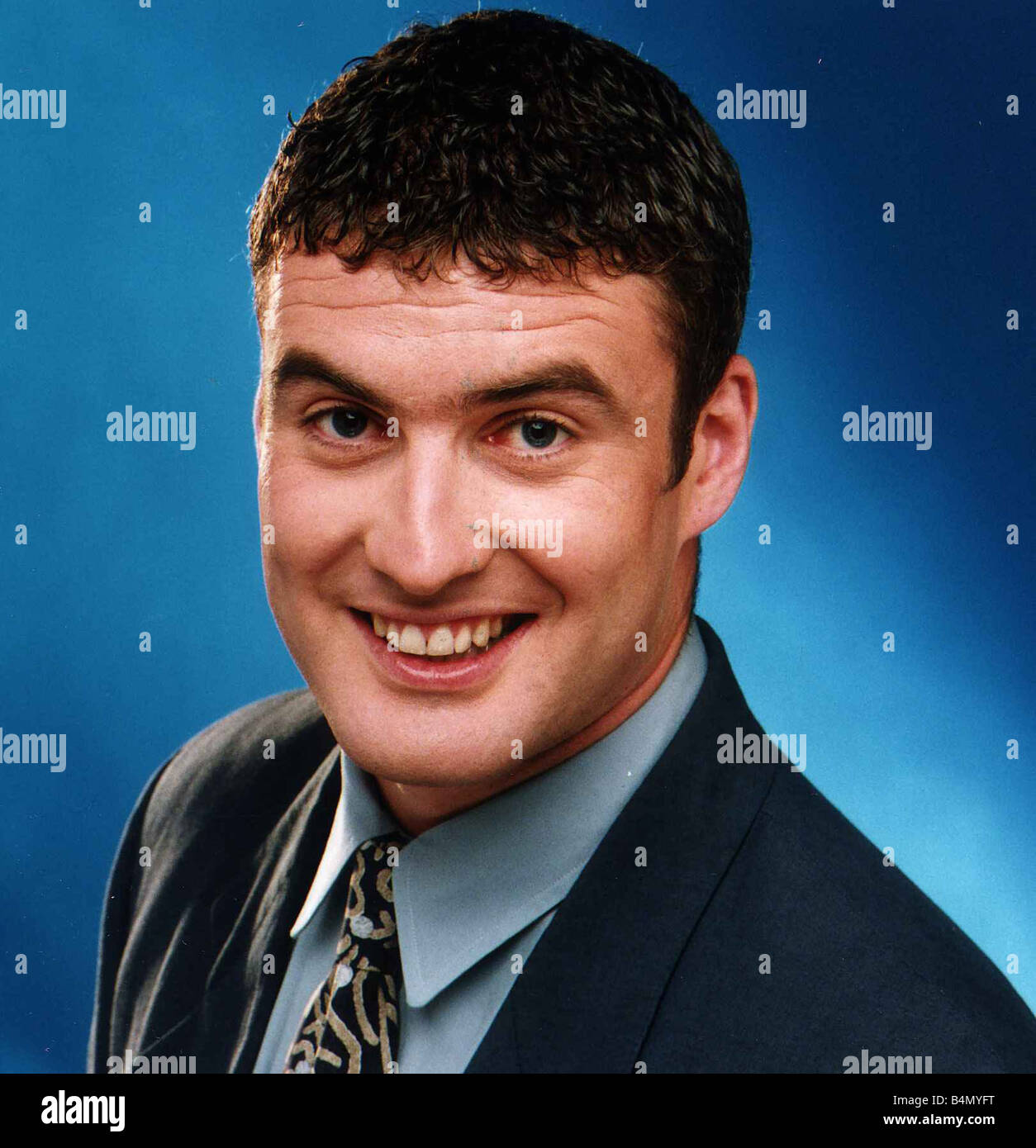 Rhodri Williams Live TV-Moderatorin Stockfoto