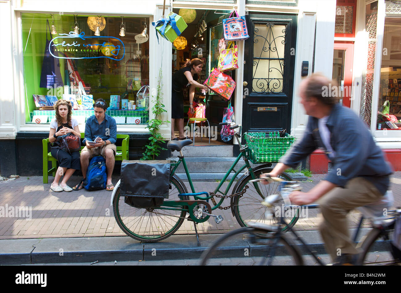 Holland Amsterdam 9streets reestraat Stockfoto