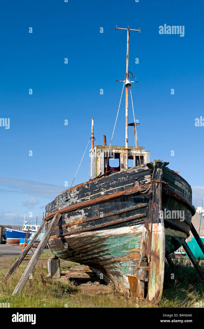 De unsere Angelboot/Fischerboot Burghead auf der Moray Firth North East Scotland UK SCO 0860 Stockfoto