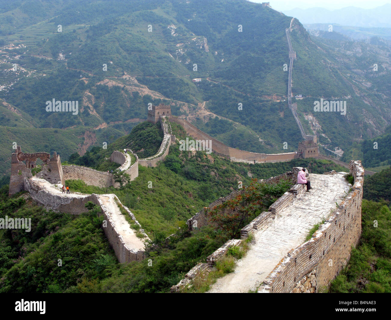 Die große Mauer von China Stockfoto