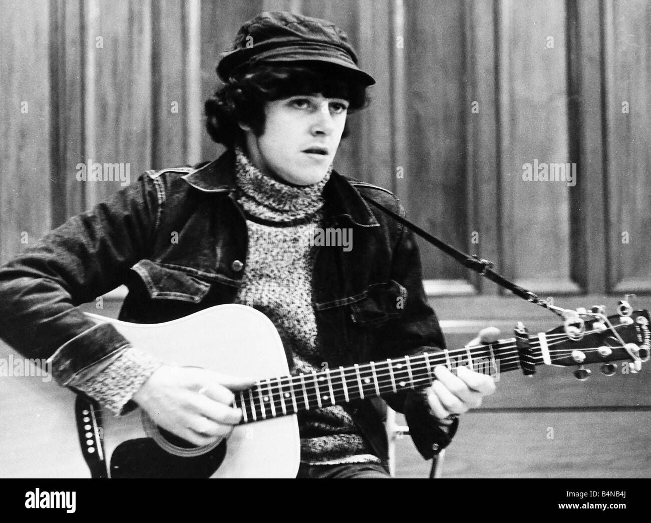 Donovan schottische Popsängerin Folk 1965 Stockfoto