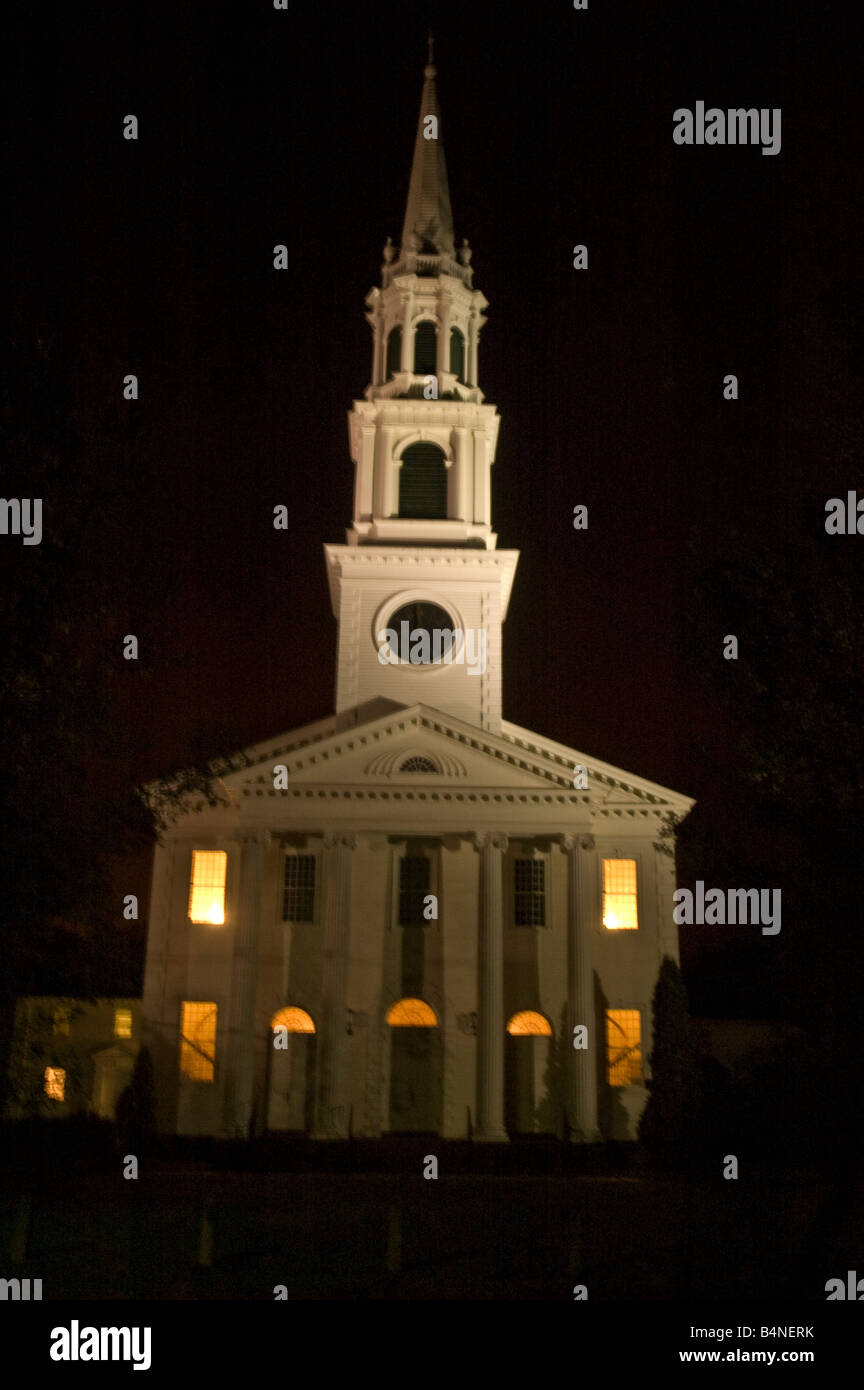 Ersten kongregationalistische Kirche alten Lyme-Connecticut Stockfoto