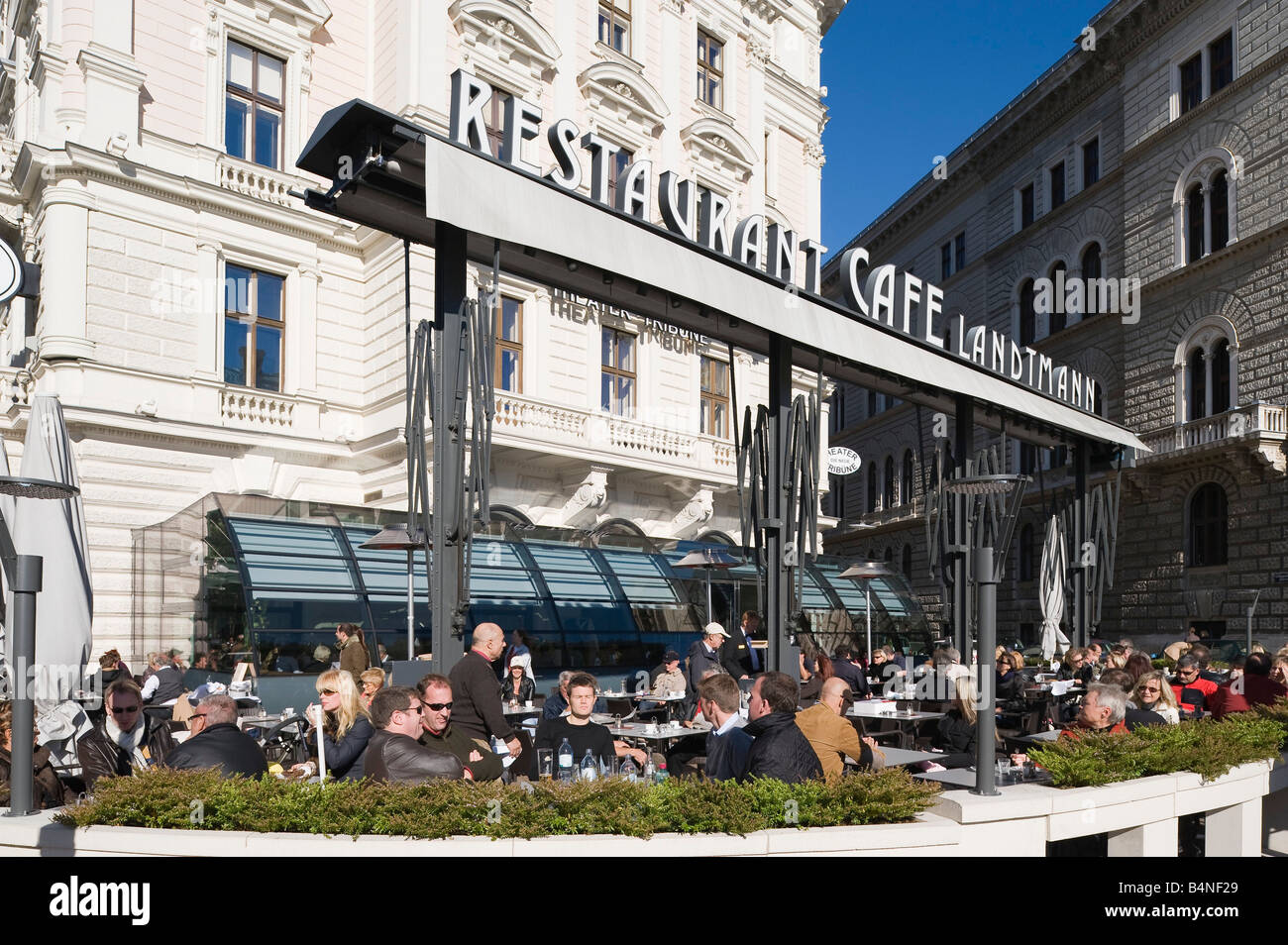 Cafe Landtmann Wien Stockfoto
